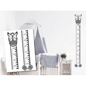 ADESIVI MURALI DECORATIVI METRO CON ZEBRA - PER BAMBINI - ADESIVI