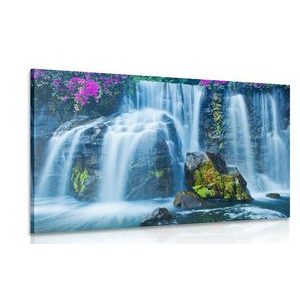TABLEAU SUR TOILE – CASCADE ÉCLATANTE - TABLEAUX DE CASCADES - TABLEAUX