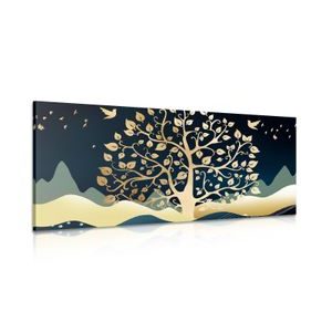 WANDBILD MODERNER BAUM DES LEBENS - BILDER MIT FENG SHUI-MOTIVEN - BILDER