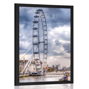 POSTER EINZIGARTIGES LONDON UND DIE THEMSE - STÄDTE - POSTER