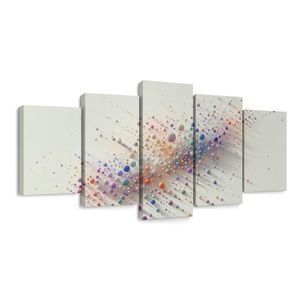 5-DÍLNÝ BAREVNÉ BUBLINY VE VÍRU SVĚTLA A STÍNU - ΠΊΝΑΚΕΣ ΣΎΜΦΩΝΑ ΜΕ ΤΟ ΜΟΤΊΒΟ - ΠΊΝΑΚΕΣ