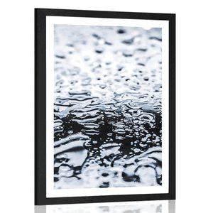 POSTER CU PASSEPARTOUT TEXTURĂ DE APĂ - NATURĂ - POSTERE