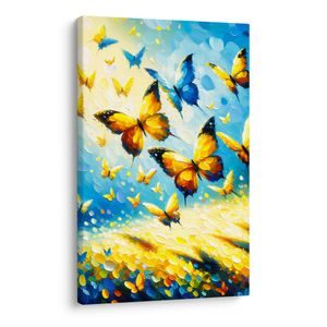 OBRAZ ZLATÍ MOTÝLI NA NEBI - PICTURES OF BUTTERFLIES - PICTURES