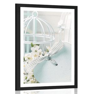 POSTER WITH MOUNT ROMANTIC STILL LIFE IN VINTAGE STYLE - VINTAGE AND RETRO - POSTERS