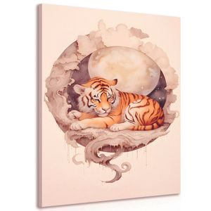 CANVAS PRINT DREAMY TIGER - DREAMY LITTLE ANIMALS - PICTURES