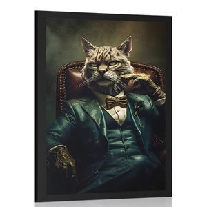 POSTER TIERISCHER GANGSTER KATER - POSTER - 🔥 TOTALAUSVERKAUF