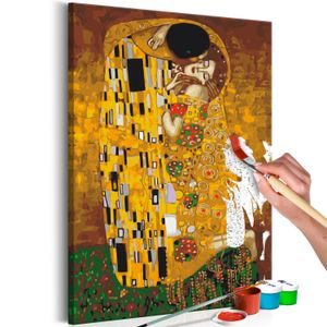 Obraz malování podle čísel G. Klimt - The Kiss