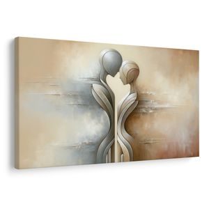 QUADRO SU TELA – UNIONE DI DUE ANIME - QUADRI AMORE - STAMPE E QUADRI