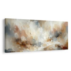 WANDBILD BEIGE ABSTRAKTE HARMONIE - ABSTRAKTE BILDER - BILDER