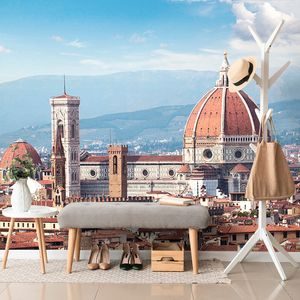 PAPIER PEINT PANORAMIQUE – CATHÉDRALE DE FLORENCE - PAPIERS PEINTS DE VILLE - PAPIERS PEINTS PANORAMIQUES