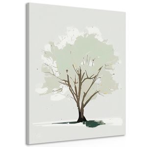 IMPRESSION SUR TOILE ARBRE AVEC UNE TOUCHE DE MINIMALISME - IMPRESSIONS SUR TOILE ARBRES ET FEUILLES - IMPRESSION SUR TOILE