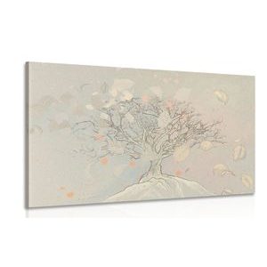 OBRAZ KRESLENÝ PODZIMNÍ STROM - OBRAZY - TOTÁLNÍ VÝPRODEJ 🔥