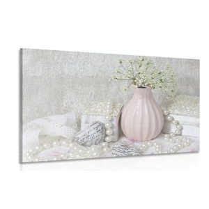 QUADRO LUSSUOSA NATURA MORTA IN STILE SHABBY CHIC - QUADRI VINTAGE E RETRÒ - QUADRI