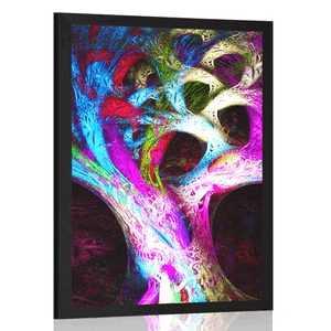 Plakat čarobno abstraktno drevo