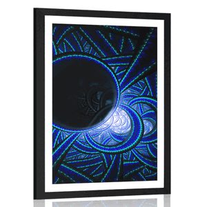 POSTER WITH MOUNT MYSTERIOUS PATTERNS - ABSTRACT AND PATTERNED - POSTERS