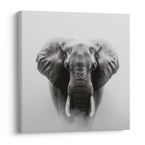 TABLEAU SUR TOILE – FORCE ET SÉRÉNITÉ DE L'ÉLÉPHANT - TABLEAUX ÉLÉPHANTS - TABLEAUX