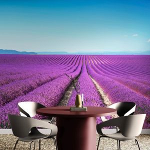SELF ADHESIVE WALL MURAL ENDLESS LAVENDER FIELD - SELF-ADHESIVE WALLPAPERS - WALLPAPERS