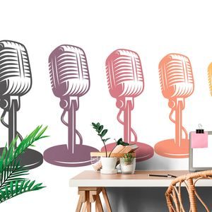 SELF ADHESIVE WALLPAPER SERIES OF MICROPHONES - SELF-ADHESIVE WALLPAPERS - WALLPAPERS