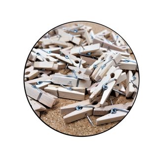 STECKNADELN HOLZKLAMMERN (10 STÜCK) - STECKNADELN - BILDER