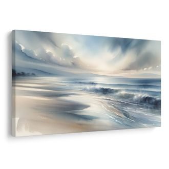 OBRAZ KLIDNÉ MOŘE ZA ÚSVITU - OBRAZY MOŘE A PLÁŽ - OBRAZY
