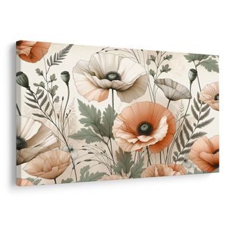 OBRAZ POLE PLNÉ VLČÍCH MÁKŮ - OBRAZY MÁK - OBRAZY