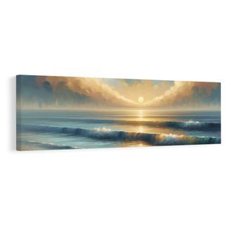 WANDBILD ROMANTISCHER SONNENAUFGANG - BILDER VON SONNENAUFGANG UND SONNENUNTERGANG - BILDER