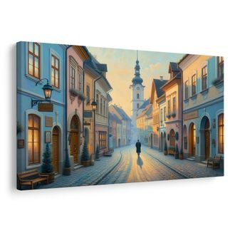 OBRAZ PROCHÁZKA HISTORICKÝM CENTREM - OBRAZY MĚSTA - OBRAZY