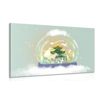 Obraz zdobení stromku ve sněžitku