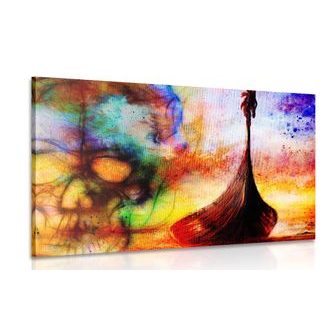 OBRAZ VIKINGSKÁ LOĎ - ABSTRAKTNÍ OBRAZY - OBRAZY