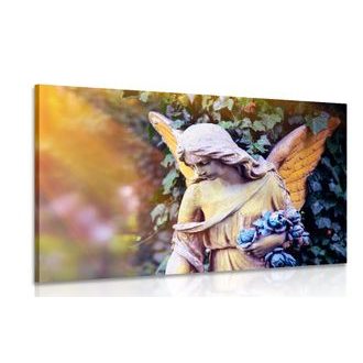 CANVAS PRINT STATUE OF AN ANGEL - PICTURES OF ANGELS - PICTURES