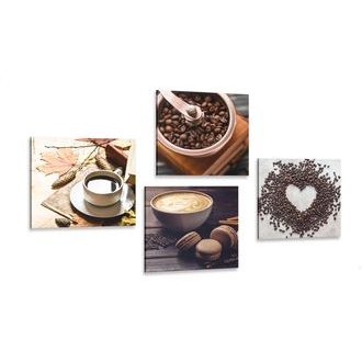 SET TABLOURI FARMEC DE CAFEA - COMPOZIȚIE DE TABLOURI - TABLOURI