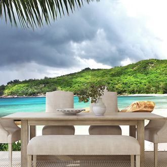 WALL MURAL TROPICAL SEYCHELLES - WALLPAPERS NATURE - WALLPAPERS