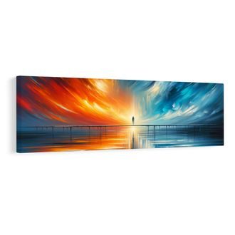 OBRAZ MOST SVĚTLA MEZI DVĚMA SVĚTY - ABSTRAKTNÍ OBRAZY - OBRAZY