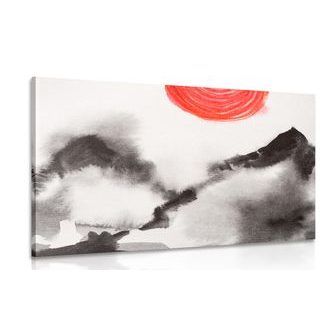 OBRAZ JAPONSKÁ MALBA - OBRAZY PŘÍRODY A KRAJINY - OBRAZY