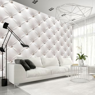 Self adhesive wallpaper white elegance