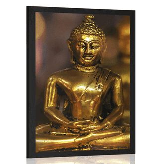 POSZTER BUDDHA ABSZTRAKT HÁTTÉRREL - FENG SHUI - POSZTEREK