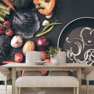 SELF ADHESIVE WALL MURAL CULINARY ART - SELF-ADHESIVE WALLPAPERS - WALLPAPERS