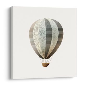 OBRAZ LETÍCÍ HORKOVZDUŠNÝ BALÓN - DĚTSKÉ OBRAZY ZVÍŘÁTKA - OBRAZY