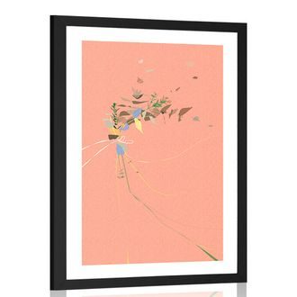 AFFICHE AVEC MONTURE BEAUTÉ SIMPLE DES PLANTES - DE NOTRE ATELIER - AFFICHES