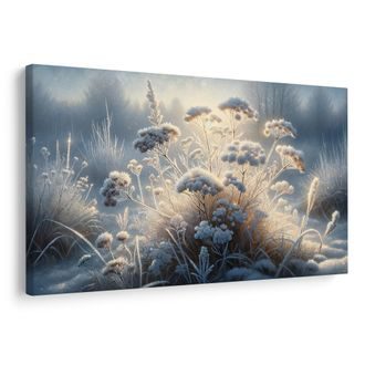 OBRAZ NÁMRAZA NA KVĚTINÁCH - OBRAZY KVĚTŮ - OBRAZY