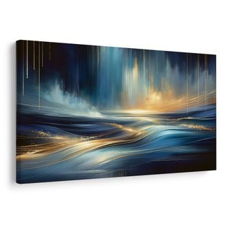 OBRAZ ZÁŘE NAD VLNAMI - OBRAZY MOŘE A PLÁŽ - OBRAZY