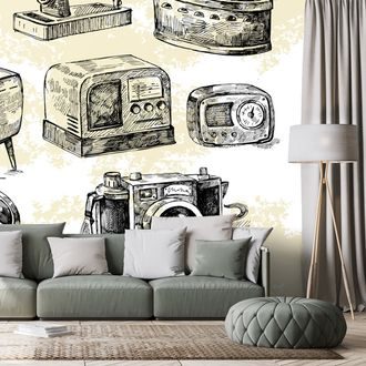 SELF ADHESIVE WALLPAPER FROM RETRO LIFE - WALLPAPERS VINTAGE AND RETRO - WALLPAPERS