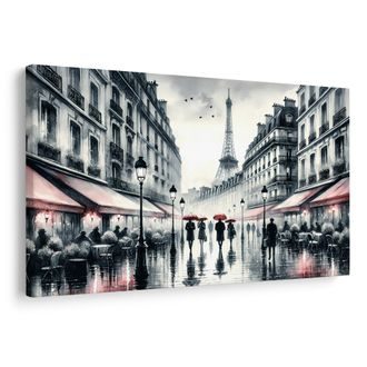 OBRAZ VEČERNÍ PROCHÁZKA PAŘÍŽÍ - OBRAZY PAŘÍŽ - OBRAZY