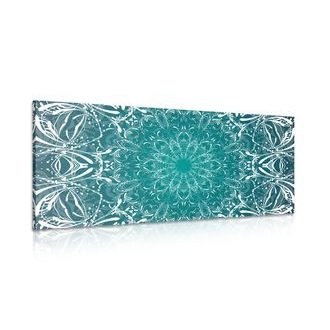 OBRAZ MODROBÍLÁ ROZETA - OBRAZY FENG SHUI - OBRAZY