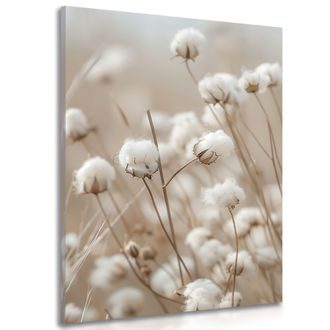 WANDBILD TROCKENBLUMEN - BILDER VON GRASHALMEN - BILDER