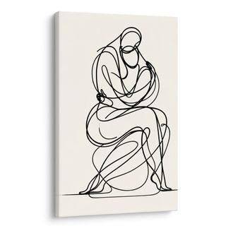 OBRAZ ABSTRAKTNÍ LINIE V KLIDU - OBRAZY LÁSKA - OBRAZY