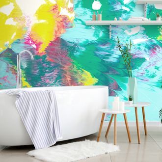 WALLPAPER ABSTRACTION IN PASTEL COLORS - ABSTRACT WALLPAPERS - WALLPAPERS