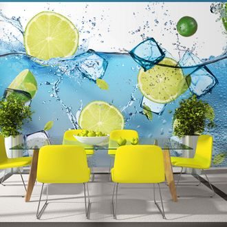 Self adhesive wallpaper lemon lemonade