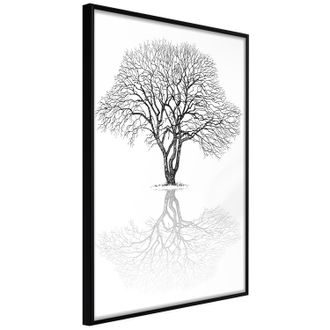 Plagát kreslený strom - Roots or Treetop