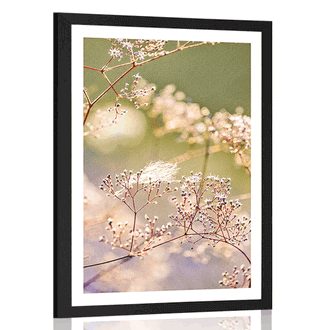 POSTER WITH MOUNT FLORAL STILL LIFE - FLOWERS - POSTERS